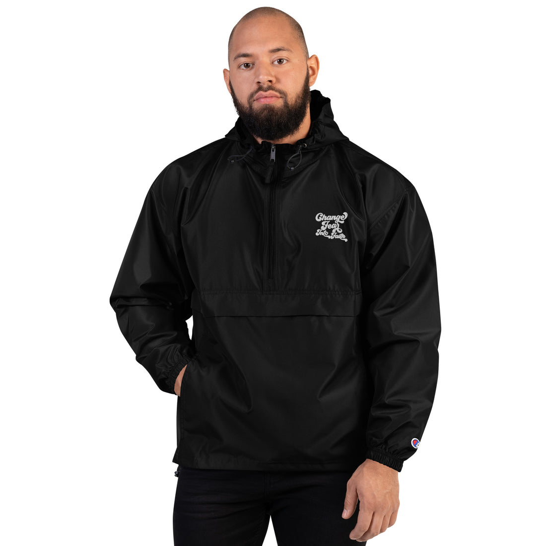 C.F.I.F Embroidered Champion Packable Jacket